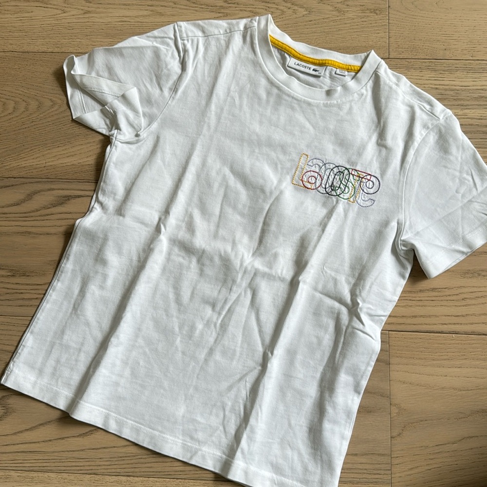 Lacoste embroidered tShirt